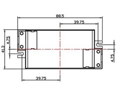 18,2W LED maitinimo šaltinis, 350mA