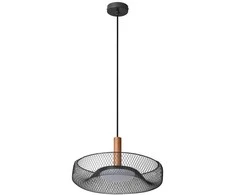 18,5W LED pakabinamas šviestuvas MESH, juodas, 3000K
