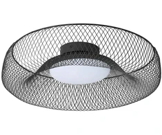 Lubinis šviestuvas 18,5W LED paviršinis šviestuvas MESH, juodas, 3000K
