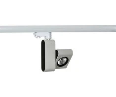 Lubinis šviestuvas 18W LED akcentinis vienfazis šviestuvas RENDER, baltos/juodos sp., 3000K