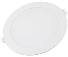 18W LED įleidžiama panelė, balta, 3000K, 225mm