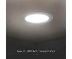 Bikuvalt 18W LED įleidžiama panelė, balta, 4000K