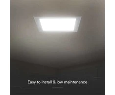 V-tac 18W LED įleidžiama panelė, kvadratinė, balta, 6500K