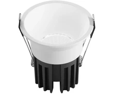 18W LED įleidžiamas šviestuvas QUARK, baltas, CCT