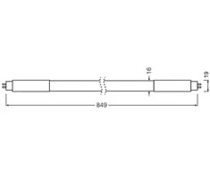 Ledvance 18W LED lempa T5 AC MAINS P 849mm, 4000K, 190°