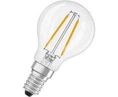 Ledvance 1,8W LED lemputė CLASSIC P, E14, skaidri, 300°, 2700K