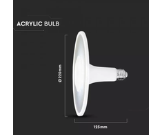Samsung 18W LED lemputė V-TAC, 4000K, E27, balta