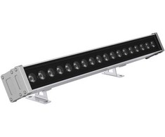18W LED linijinis fasado šviestuvas WALLWASHER, aliuminio sp., 4000K, 10°, DALI, 500mm, IP66