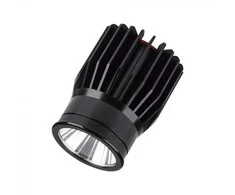 V-tac 18W LED modulis/įleidžiamas šviestuvas, juodas, 3000K