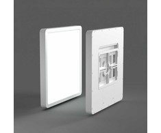 Italux 18W LED pakabinamas šviestuvas BASTIA, baltas, 2800/4000/6000K