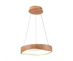 V-tac 18W LED pakabinamas šviestuvas, medienos/baltos sp., 3000K