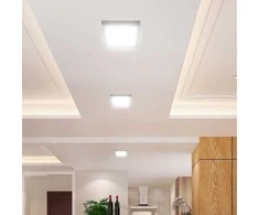 V-tac 18W LED paviršinė panelė, kvadratinė, balta, 3000K, SAMSUNG LED chip