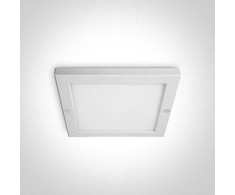 Lubinis šviestuvas 18W LED plafonas, baltas, 3000K, 62018AF/W/W