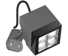Sieninis šviestuvas 18W LED sieninis fasado šviestuvas - prožektorius PAVE, antracito sp., CCT, IP65