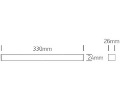 18W LED šviestuvas į magnetines sistemas FLAT, juodas, 3000/4000/5000K, 48V, 24°, 43102FC/B/V