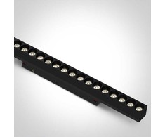 18W LED šviestuvas į magnetines sistemas MINI/MIDI, juodas, 3000/3500/4000K, 48V, 50° , 42112BA/B/V