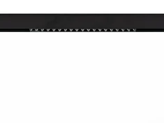 18W LED šviestuvas MERSA į magnetinę sistemą MAGNETIC, juodas, 4000K