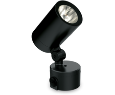 19W LED pastatomas lauko šviestuvas - prožektorius O-ZONE, juodas, 3000K, IP66, 337531
