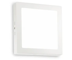 Lubinis šviestuvas Ideal Lux 17W LED paviršinis šviestuvas UNIVERSAL, baltas, 4000K, 321745