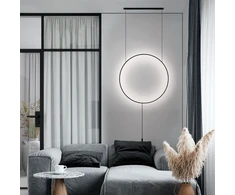 19W LED sieninis šviestuvas SHADOW, juodas, 3000K, 4250500
