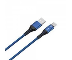 V-tac 1m type-c USB laidas, mėlynas