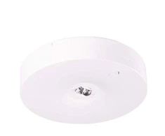 Intelight 1W avarinis šviestuvas STARLET ROUND SO 150 NM 1H MT, baltas