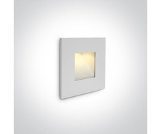 1W LED įleidžiamas sieninis šviestuvas, 3000K, 68006N/W