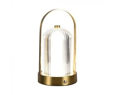V-tac 1W LED įkraunamas stalinis šviestuvas, aukso sp. korpusu, 3000/6000K, dimeriuojamas