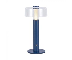 V-tac 1W LED įkraunamas stalinis šviestuvas, mėlynas, 3000K, dimeriuojamas