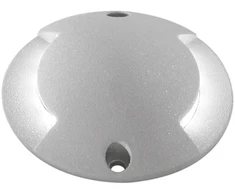 1W LED įleidžiamas į grindinį šviestuvas ELMO, sidabro sp., 3000K, IP65