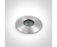 1W LED įleidžiamas į žemę šviestuvas, aliuminio sp., 3000K, 69042/AL/W