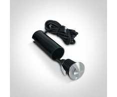 1W LED įleidžiamas į žemę šviestuvas, aliuminio sp., 3000K, 69042B/AL/W
