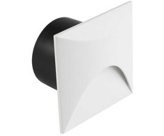 1W LED įleidžiamas į žemę šviestuvas, baltos sp., 6400K, IP67