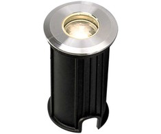 1W LED įleidžiamas į žemę šviestuvas LOTUS, sidabro sp., 3000K, 4186700
