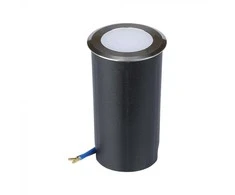 V-tac 1W LED įleidžiamas į žemę šviestuvas, sidabro sp., 3000K, IP67