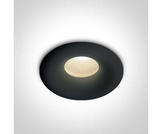 1W LED įleidžiamas šviestuvas, juodas, 3000K, 10101L/B/W