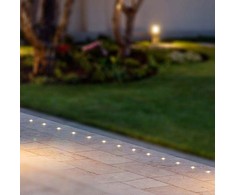 V-tac 1W LED įmontuojamas grindinio šviestuvas, baltas, 3000K, IP67