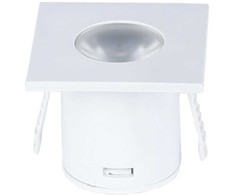 1W LED įmontuojamas spintelės šviestuvas, baltas, 3000K
