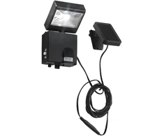 1W LED prožektorius su saulės baterija ir judesio davikliu COSMO, juodas, 4000K, IP44