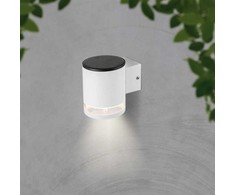V-tac 1W LED sieninis lauko šviestuvas su saulės baterija, baltas, 3000K, IP54