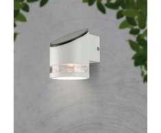 V-tac 1W LED sieninis lauko šviestuvas su saulės baterija, baltas, 3000K, IP54