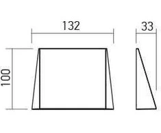 Bikuvalt 1W LED sieninis šviestuvas STEALTH, matinės baltos sp., 3000/4000K, 01-3218