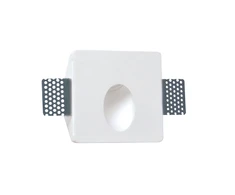 Bikuvalt 1W LED užglaistomas sieninis šviestuvas CERAMIC, baltas, 3000K, 4097200