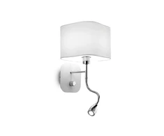 Pakabinamas šviestuvas Ideal Lux 1W wall lamp with 2 lights HOLIDAY, 3000K, baltas