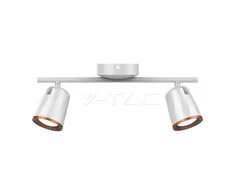 Lubinis šviestuvas Bikuvalt 2 x 6W LED sieninis šviestuvas V-TAC, baltas, 3000K (šiltai balta)