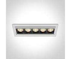 20W LED įleidžiamas pakreipiamas šviestuvas, baltas, 3000K, 51506B/W/W