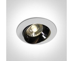 20W LED įleidžiamas pakreipiamas šviestuvas, baltas, 3000K, 11120E/W/W