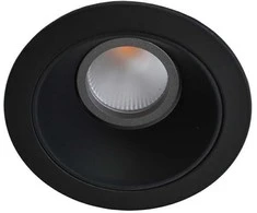 Bikuvalt 20W LED įleidžiamas šviestuvas ALEA, juodas, 3000K, 3914-012B-3-S-38