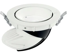 20W LED įleidžiamas šviestuvas DELTA, baltas, 3000K