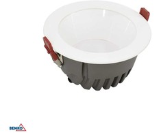 Bemko 20W LED įleidžiamas šviestuvas FALED, baltas, 3000K, IP44/IP20
